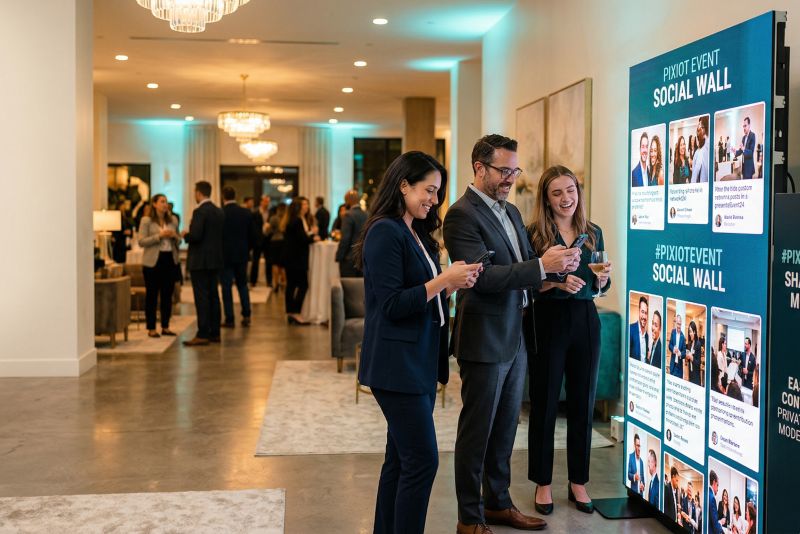 Social Wall pentru Conferinta